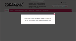 Desktop Screenshot of pearlpet.net